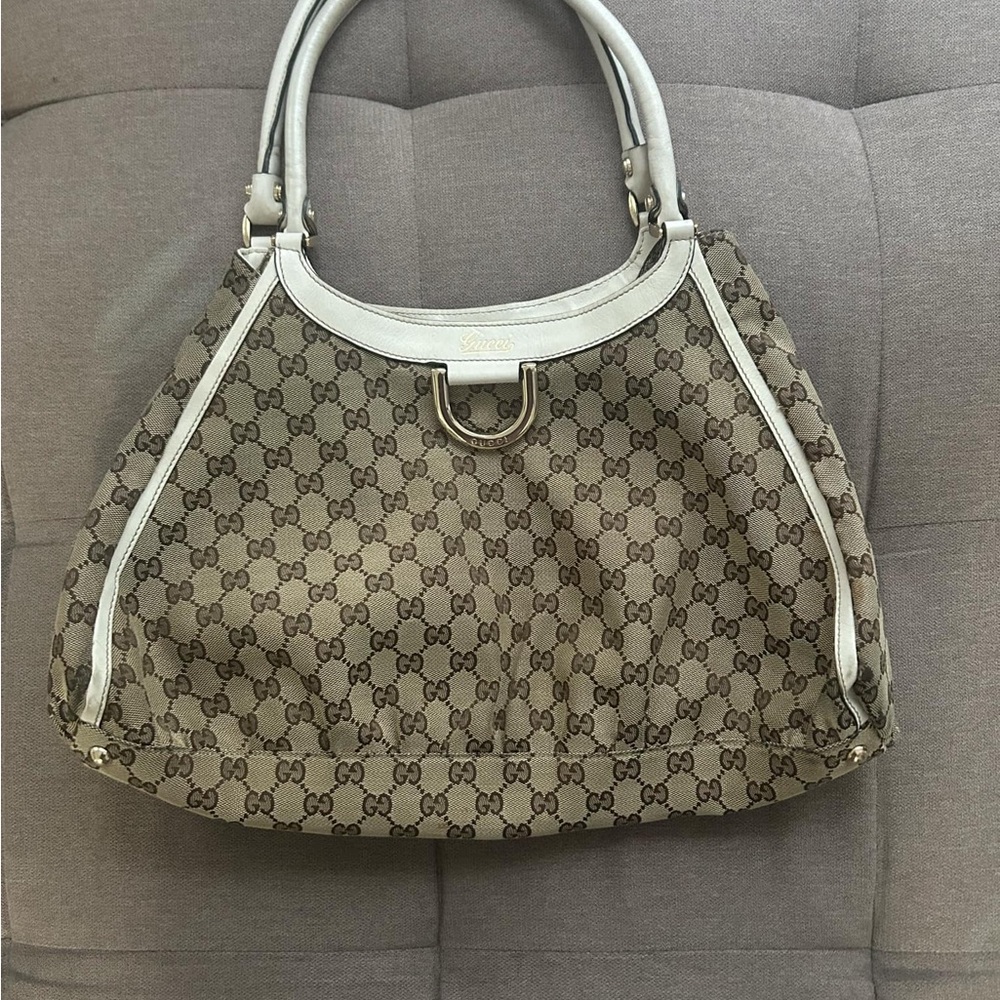 Gucci Brown Monogram Handbag